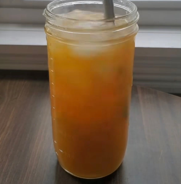 Morning Orange Juice upgrade: Rosemary-Juniper Tea Refresher
