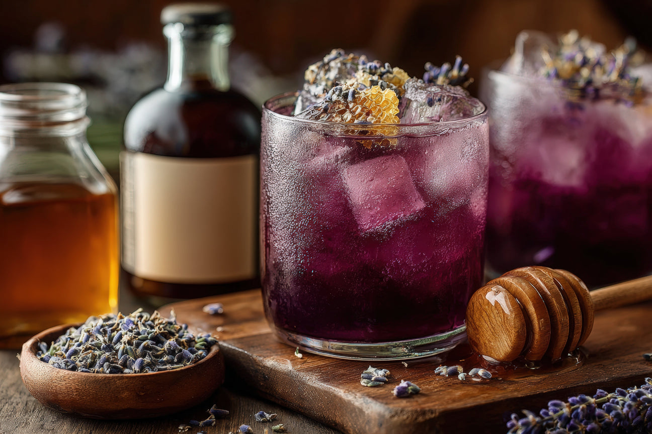 Lavender-Violet Iced Tea