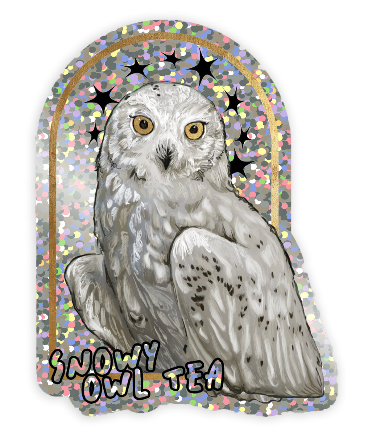 Disco Owl Sticker