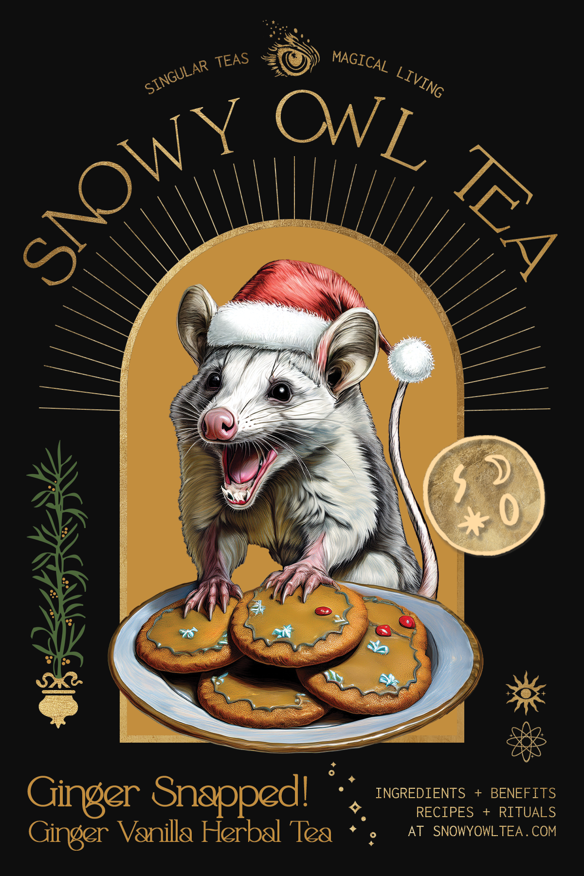 Ginger Snapped: Gingerbread Vanilla Herbal Tea