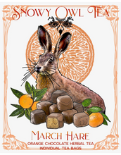 Load image into Gallery viewer, Limited Edition: &quot;March Hare&quot; Orange-Chocolate Tea-sachets

